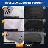 HIKENTURE Ultralight Inflatable Pillow Navy with Removable Cover view 5