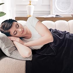 Bertte Fleece Throw Blanket Super Soft Cozy Warm