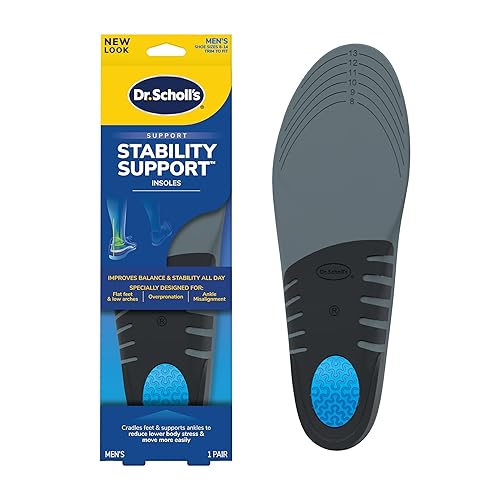 Scholl's Stability Support Insoles, Flat Feet Overpronation