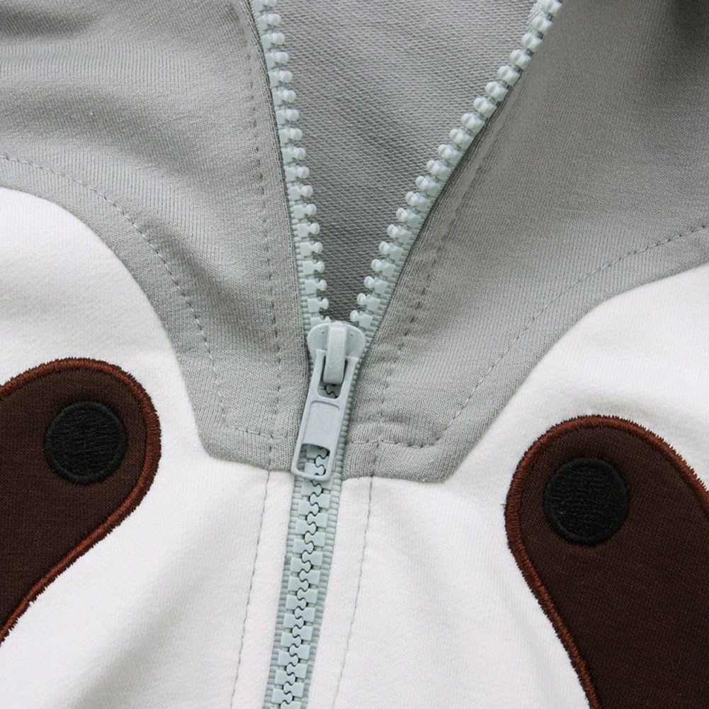 Dragon Honor Toddler Raccoon Hoodie Jacket For Baby Infant Boys Girls Unisex Zipper Coats