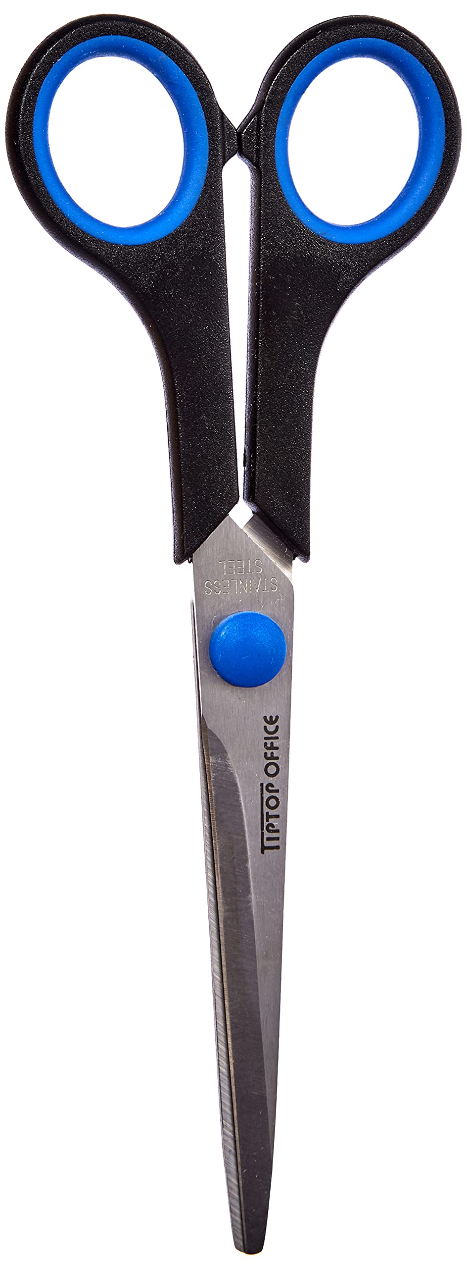 Tiptop Office TTO 404805 17.5 cm Soft Grip Blue/Black Office Scissors