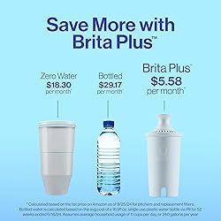 Brita Small 6 Cup Water Filter Pitcher, 1 BritaPlus