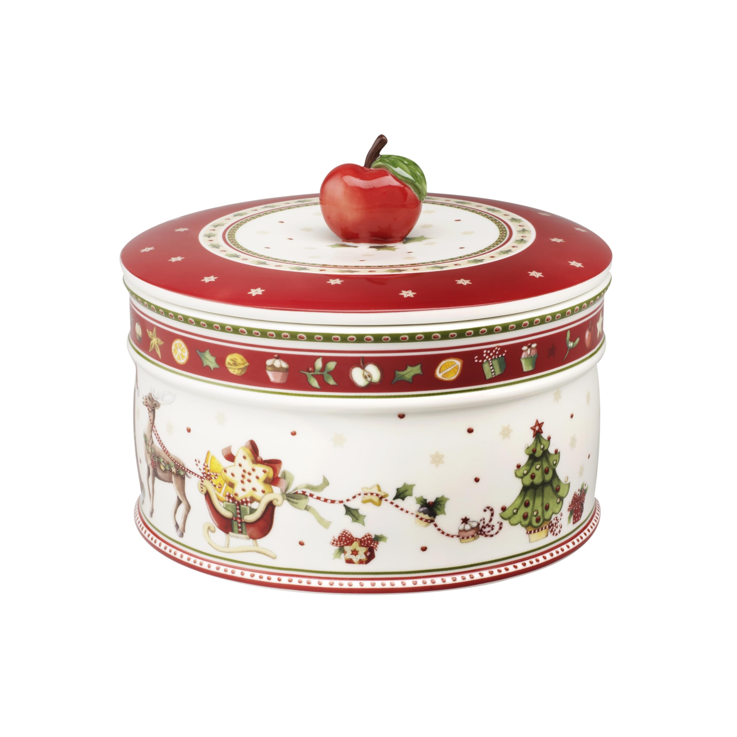 Villeroy & Boch - Winter Bakery Delight, large storage jar for biscuits and cookies, premium porcelain, multicoloured