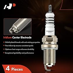 A-Premium Iridium Platinum Spark Plugs Compatible
