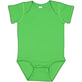 RABBIT SKINS, Baby Soft Fine Jersey Short Sleeve Bodysuit