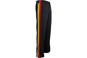JL Sport Authentic Brazilian Capoeira Martial Arts Pants - Unisex (Jamaican, Reggae)