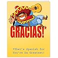 NobleWorks - Oversize Humorous Thank You Greeting Card (Troop) 8.5 X 11 Inch With
