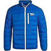 Reebok Mens Winter Jacket - Windproof Water Resistant Quilted Winter Coat - Lightweight Insulated Puffer Jacket for Men