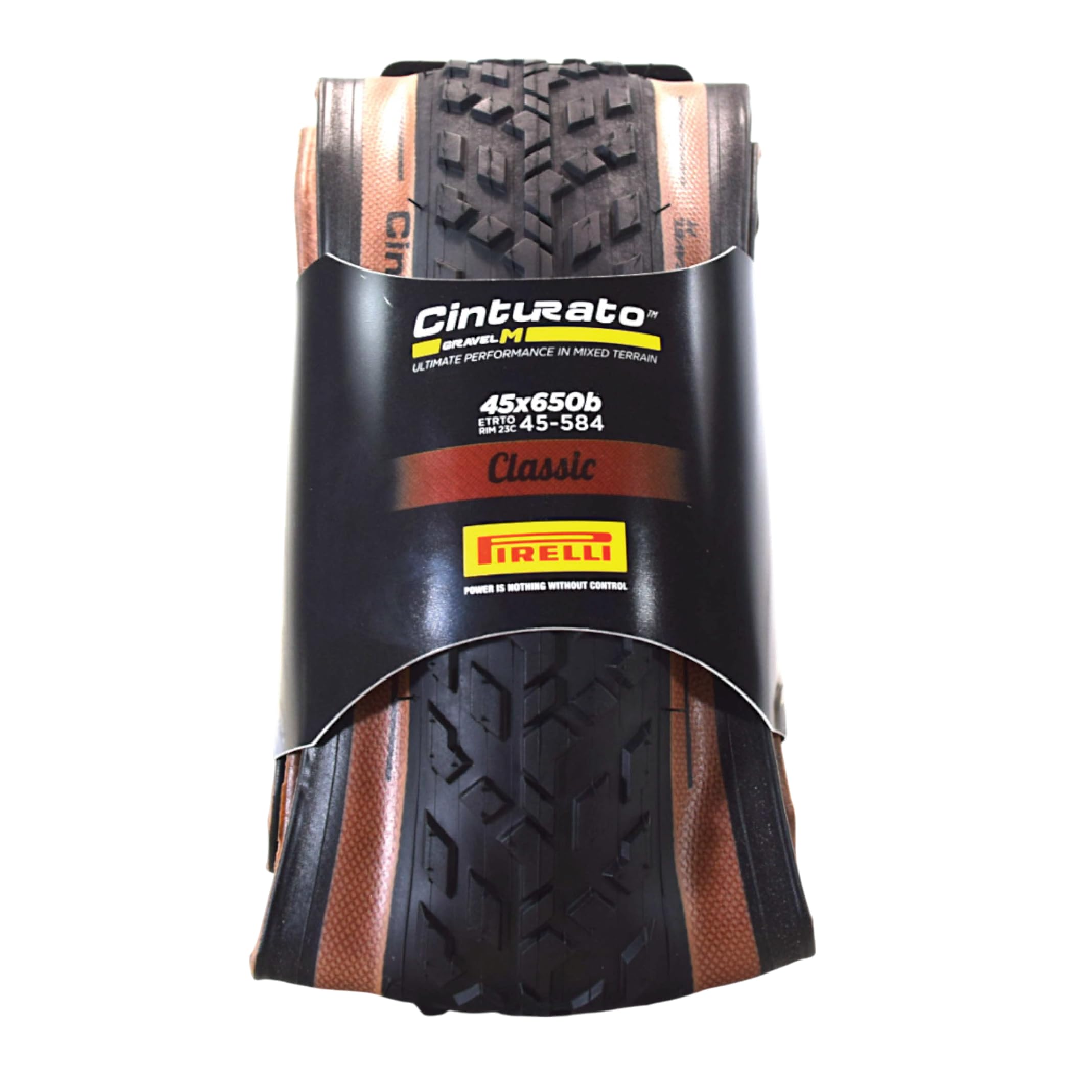 Pirelli Cinturato Gravel Mixed Terrain Folding 27.5 x 1.75, 650x45, Tan — image 1