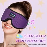 LC-dolida Bluetooth Sleep Mask Headphones Ice Silk 15H Battery view 2