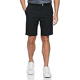 Grand Slam Mens Flat Front 9" Golf Short with Expandable Waistband