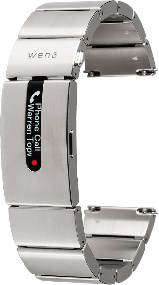 Amazon ソニー ウェナ Sony Wena スマートウォッチ 電子マネー 楽天edy 活動量計 Ios Android対応 Wena Wrist Pro Silver ステンレス 有機elディスプレイ Bluetooth 約1週間連続動作 Wb 11a S 家電 カメラ オンライン通販