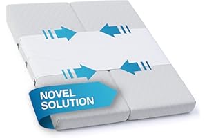 Briliantwerk Twin to King Bed Converter | No Slipping | Innovative Solution as Bed Bridge for Couples & Families | Split King Gap Filler for Adjustable Bed, Installed in < 5 Min