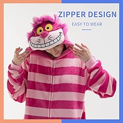 COSUSKET Fitted Unisex Adult Cheshire Cat Onesie