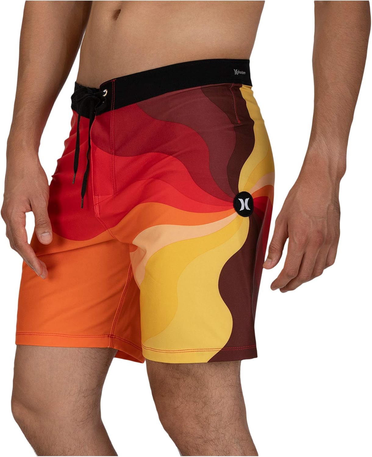 Hurley Men's Phantom Wavy 18" Boardshort Swim Short, University Red, 33 Amazon.de Bekleidung