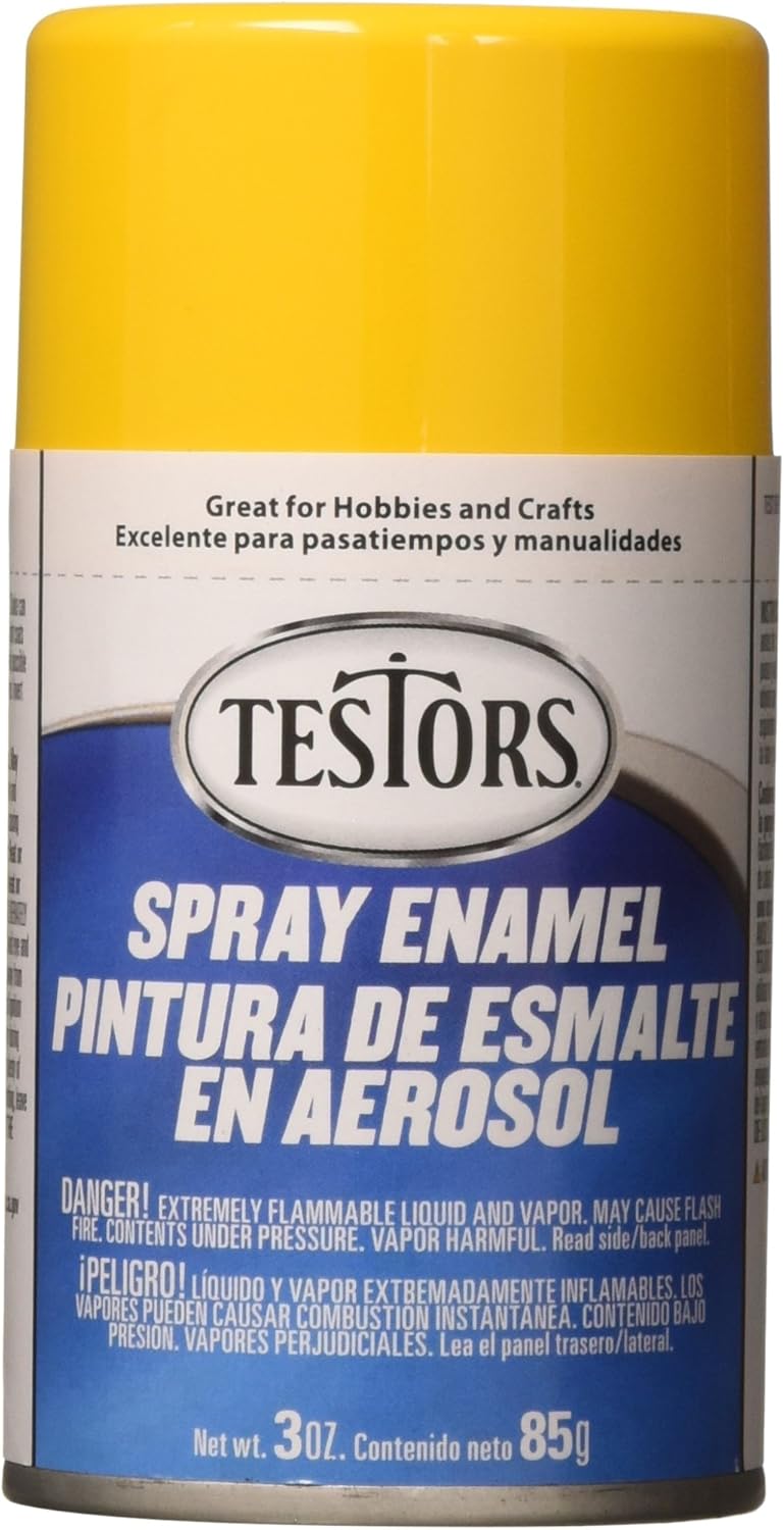 Testors Spray Paint, Yellow, 3Ounce Amazon.ca Home & Kitchen