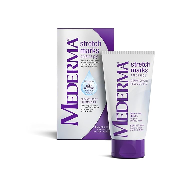 Amazon Com Mederma Stretch Marks Therapy Hydrates To Help Prevent Stretch Marks Clinically Shown To Produce Noticable Improvement In 4 Weeks Dermatologist Recommended 5 29 Oz Ivory Merz429530 Maternity Skin Care Products Beauty