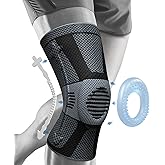 NEENCA Professional Knee Brace for Pain Relief, Medical Knee Compression Sleeve, Knee Support with Horizontal Knit Tech for Meniscus Tear, ACL, Arthritis, Joint Pain, Runner, Workout