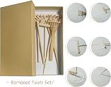 SHASHAYA Zen Garden Kit 28x20 cm Large with 6 Bamboo Tools & Accessories view 4