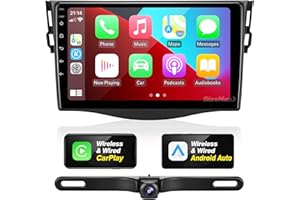 SizxNanv for Toyota RAV4 2006-2012 Radio Compatible with Wireless Carplay Android Auto,Car Stereo Android Touchscreen Bluetooth Navigation Multimedia Player GPS 8croe WiFi FM/AM Rear Camera Head Unit