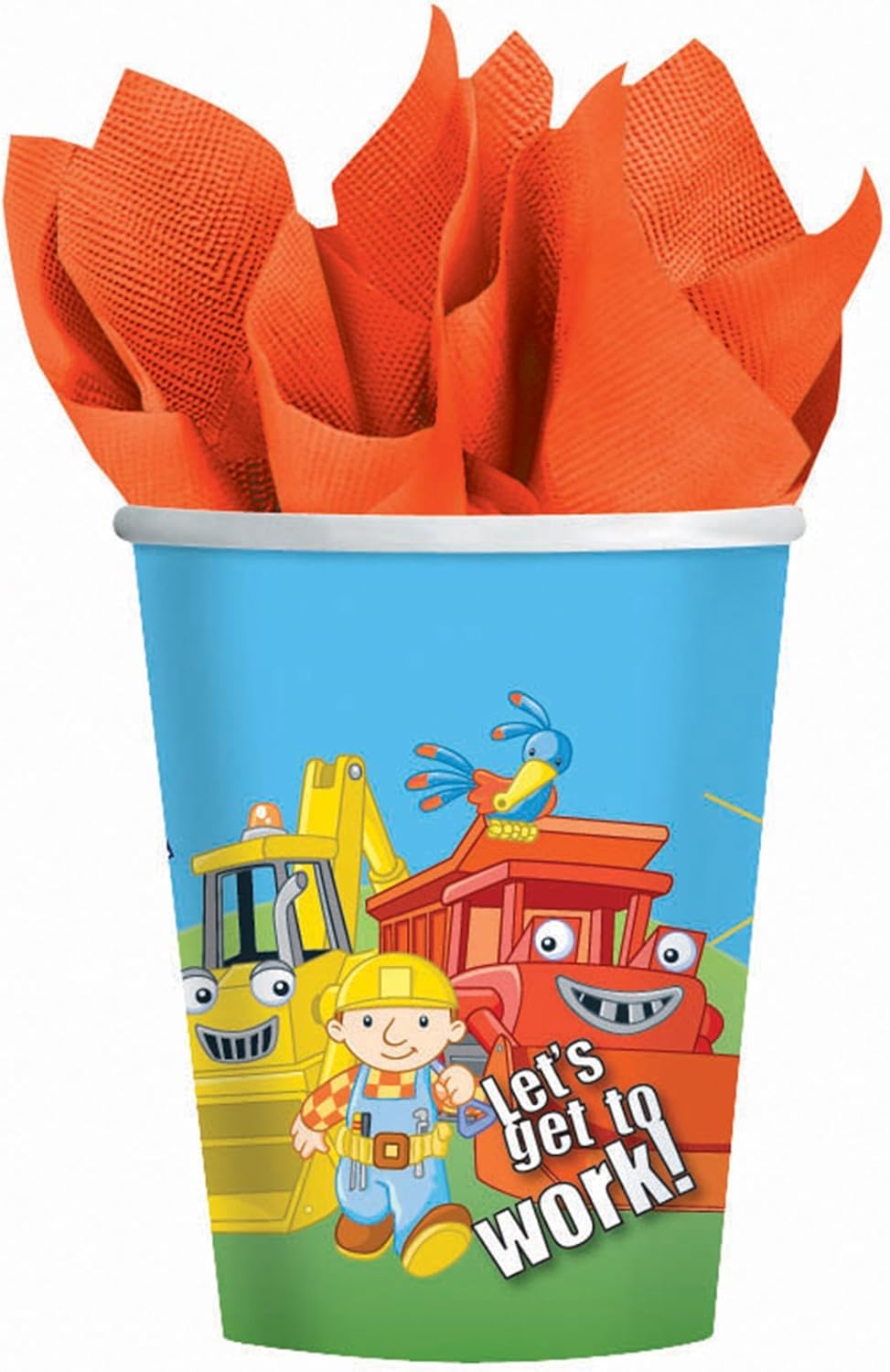Amazon Co Jp Bob The Builder 9 Oz Paper Cups ボブとはたらくブーブーズ9オンス 紙コップ ハロウィン クリスマス おもちゃ