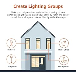 Amazon Basics Smart A19 LED Light Bulb, Color
