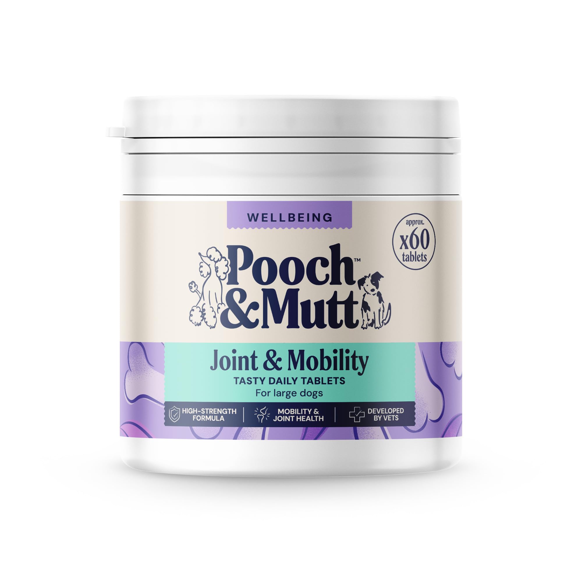Pooch & Mutt - Daily Joint Care Supplement for Large Dogs, Hip and Joint Aid, 100g (packaging may vary)
