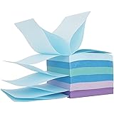 Staples Stickies 3" x 3" Assorted Watercolor Pop-Up Notes, 6/Pack OF 100= 600 notes pads