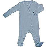 Woolino Toddler Footie Sleeper, Merino Wool Baby Pajamas, One-Piece Sleeper Jumpsuit, Front Zip Footie Romper for Unisex