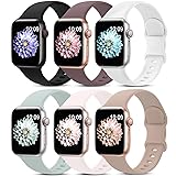 6 Pack Sport Bands Compatible with Apple Watch Band