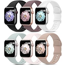 6 Pack Sport Bands Compatible with Apple Watch Band