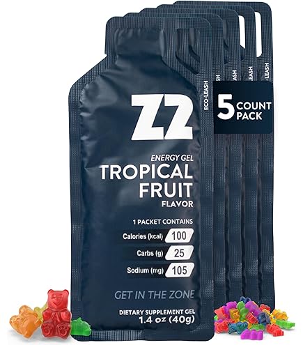 Amazon.com: Z2 Tropical Fruit Energy Gel Performance - 25g Carb