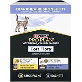 Purina Pro Plan Veterinary Supplements Diarrhea Response for Cats | Diarrhea Response Kit, 2-stage support, features FortiFlora Response and FortiFlora