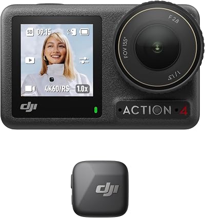 DJI Osmo Action 4 Standard Combo 4K/120fps Waterproof Action Camera