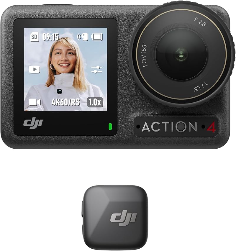 DJI Osmo Action 4 Standard Combo 4K/120fps Waterproof Action Camera