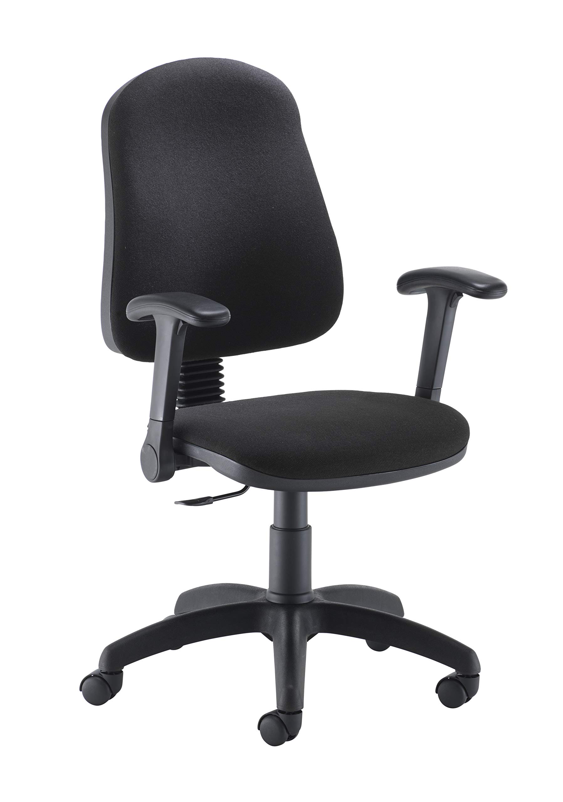 Office Hippo High Back Swivel Desk Chair, Ergonomic Home & Office Chair With Height Adjustable Seat, Backrest & Flip Up Arms For Extra Comfort, Daily Use Computer Chair - Black