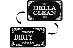 WVD Clean Dirty Dishwasher Magnet Sign, Dishwasher Clean Dirty Sign Mini Magnets Reminder, Dishwasher Magnet Dirty Clean Sign
