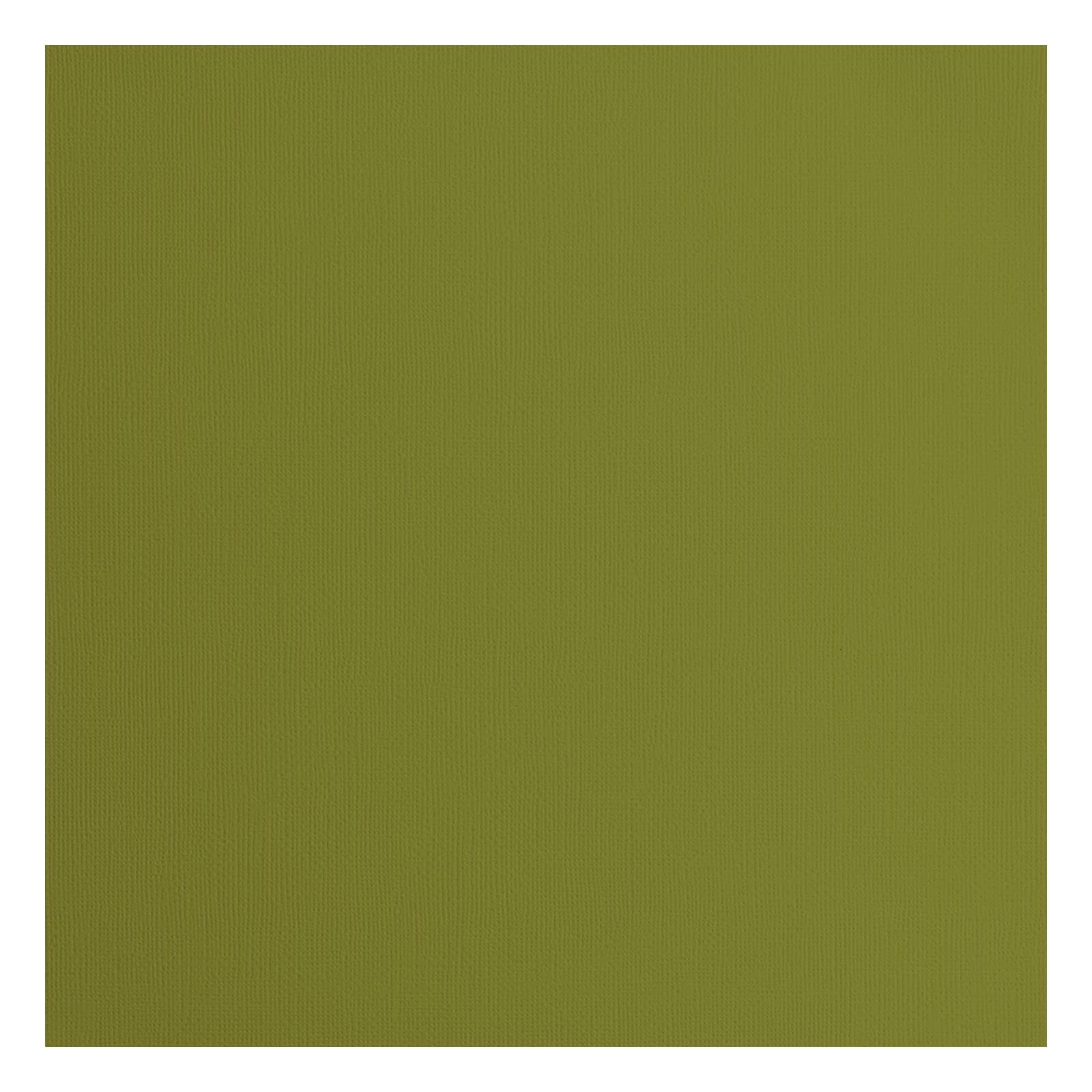 Florence Cardstock Textured - Coloured Card Making Supplies 12 x 12 inch - Green - 20 Sheets - Coloured Paper for Scrapbooking, Card Making, Die Cutting and Paper Crafts - 216 GSM - Olive