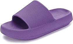 BRONAX Slides for Women Open Toe EVA Pillow Summer