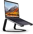 Twelve South Curve for MacBooks and Laptops | Ergonomic desktop cooling stand for home or office (matte black)