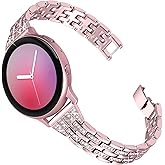 JOYOZY Women Girls Stylish Bands Compatible with Galaxy Watch 6/5/4/FE/7 40mm 44mm/Classic 42mm 43mm 46mm 47mm/Galaxy Watch Active 40mm/Active 2 40mm 44mm/Galaxy Watch 3 41mm/Garmin Vivoactive 3