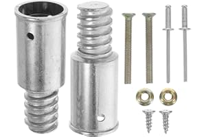 DECHOUS Threaded Tip Repair Kit for Broom Handle Aluminum Extension Pole Adapter Compatible Metal and Wood Poles 22mm