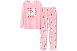 Beezizac Pajamas for Girls 100% Polyester Tie dye Sleepover Long Sleeve PJ Set Size 6-18
