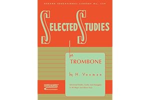 H. Voxman Selected Studies for Trombone | Trombone Sheet Music and Etudes Songbook | Rubank Educational Library | Advanced Trombone Method Book | All-State Audition Preparation