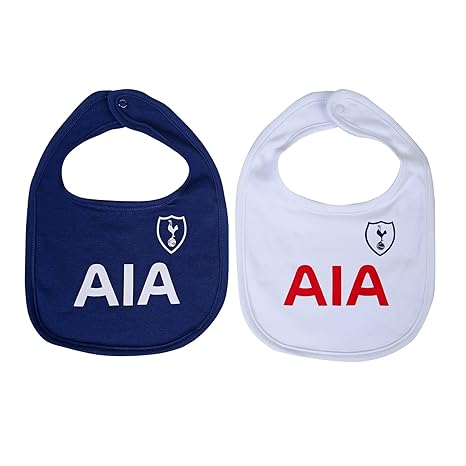 Buy Tottenham Hotspur Fc Bibs Set Of 2 Bibs Feature Spurs Team Colors And Crest Great For The Little Tottenham Hotspur Fc Fan One Bib Is Blue One