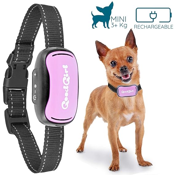 Good Boy Antibell Vibrationshalsband für Kleine Hunde - Wiederaufladbar und Wasserdicht