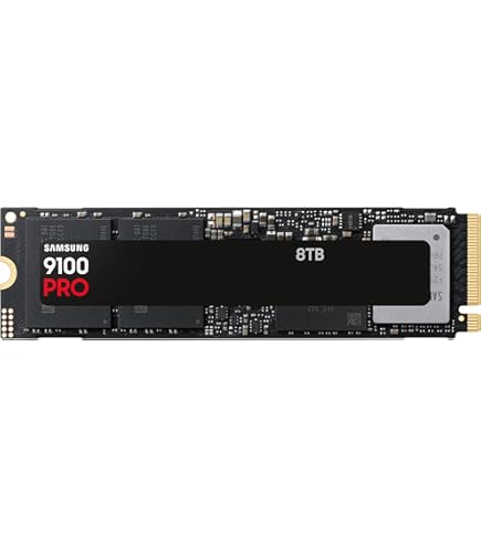 Amazon.com: Samsung 9100 PRO NVMe M.2 SSD, 2TB, PCIe 5.0, 14,700