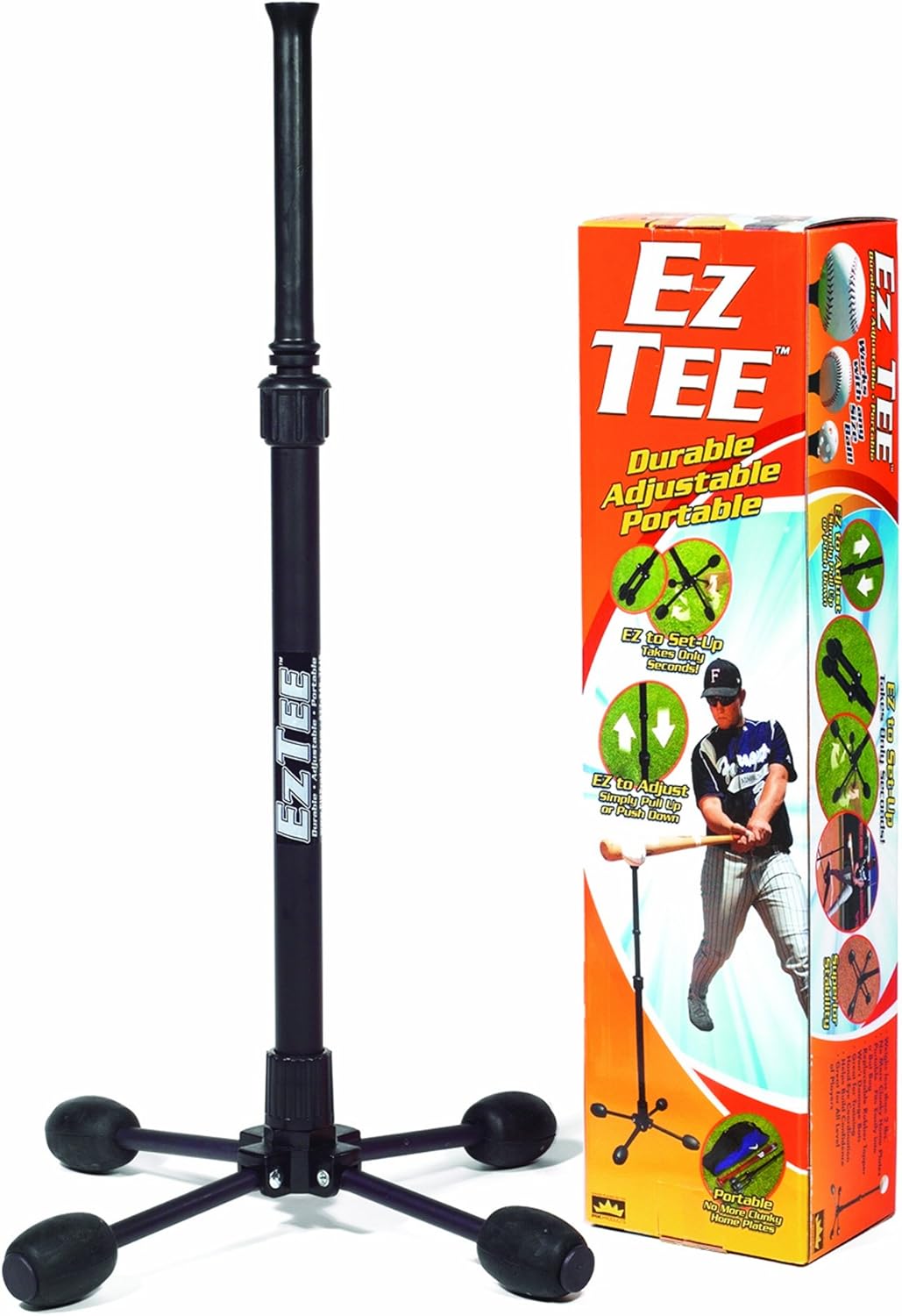 PIK Products Athletic Specialties EZ Tee Portable Batting Tee Baseball Batting