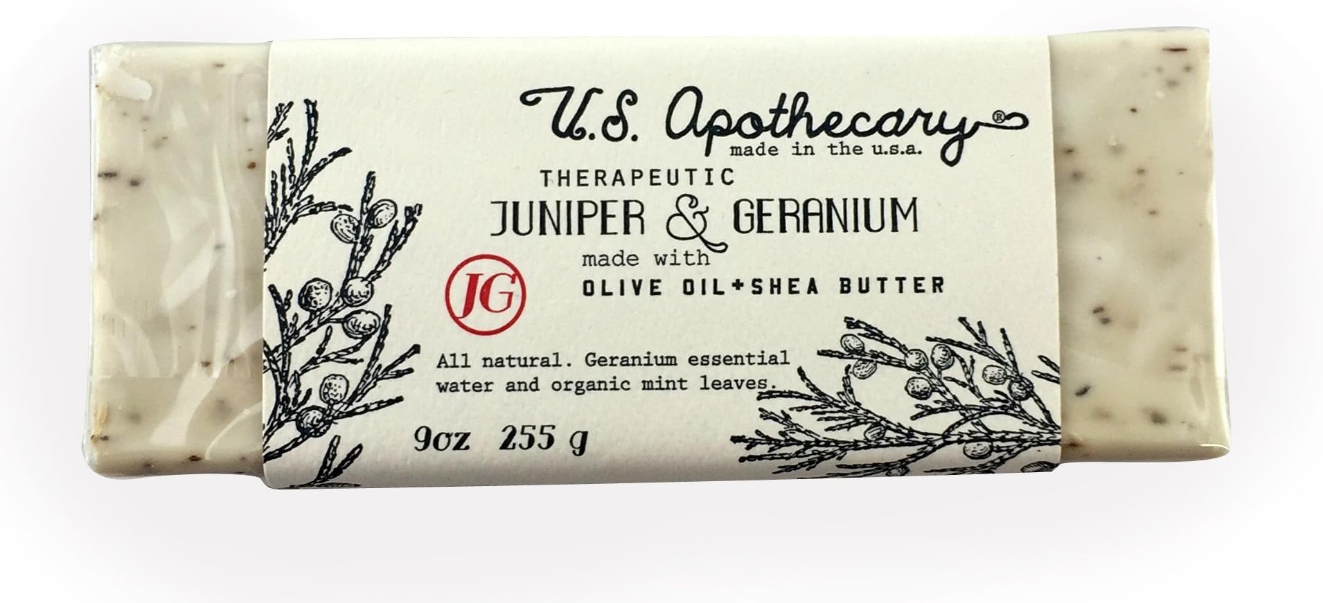 Us Apothecary 9oz Bar Soap - Juniper & Geranium