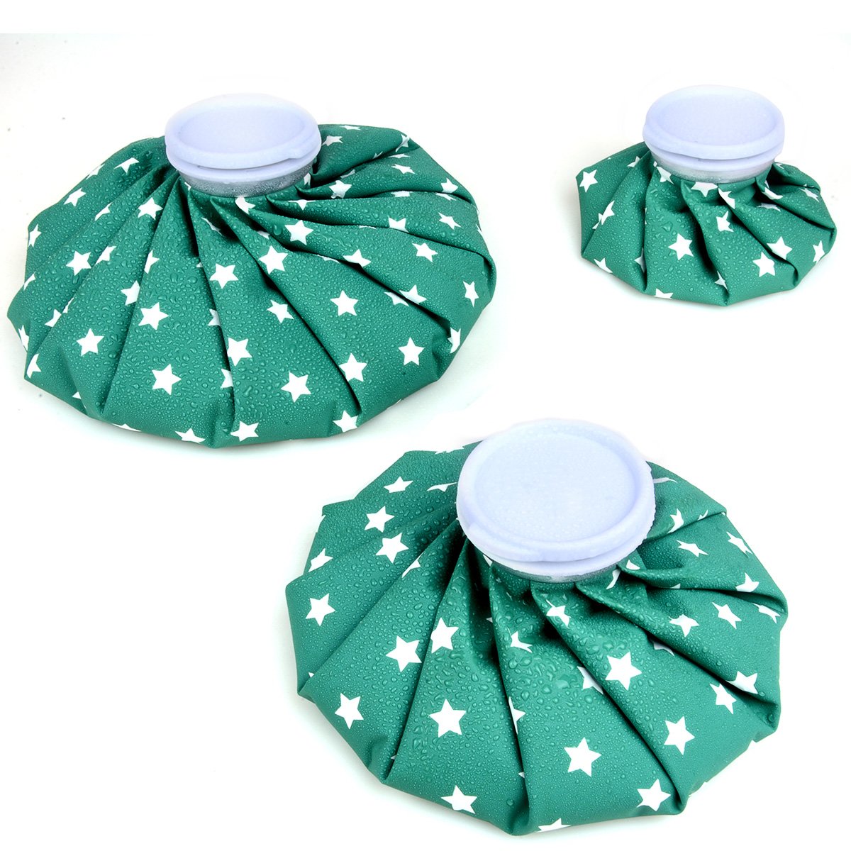 Pack of 3 Ice Bag, Pain Relief Reusable Cold Packs,Swelling Physiotherapy Medical Ice Cap Cooler for Shoulder, Head, Ankle, Back & Knee